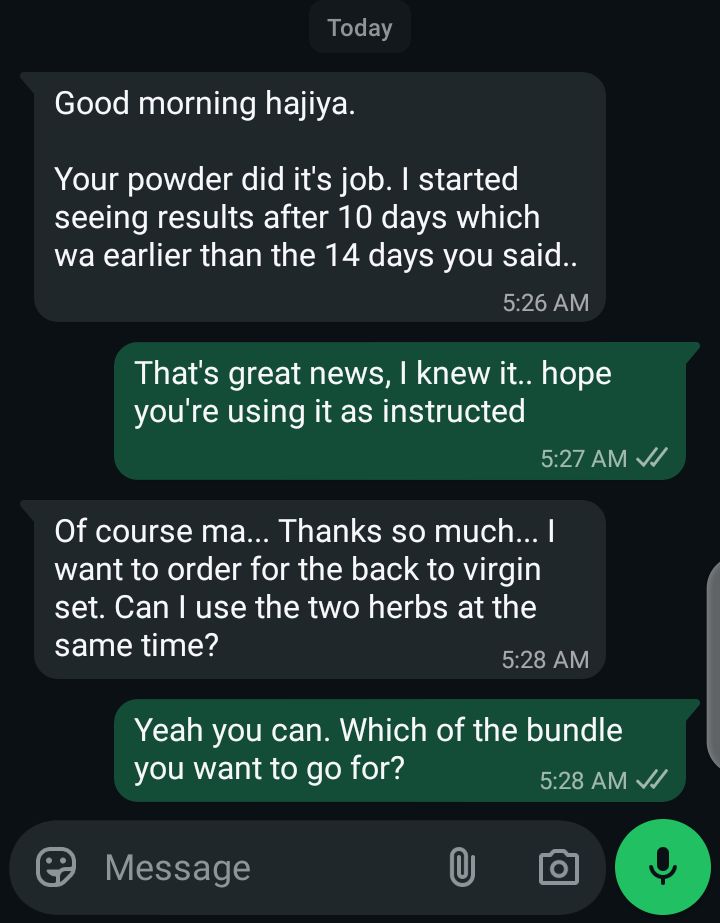 WhatsApp Customer Testimonial 3