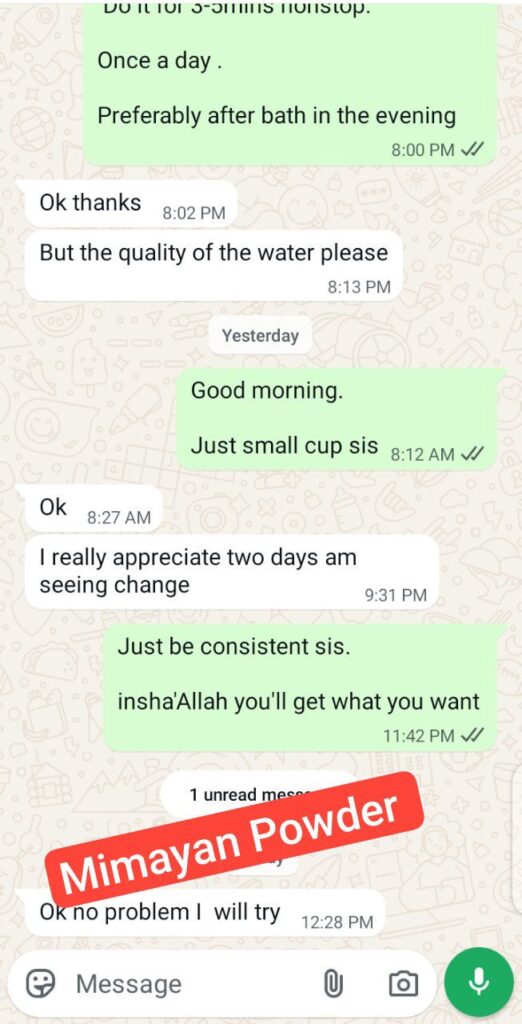 WhatsApp Customer Testimonial 4