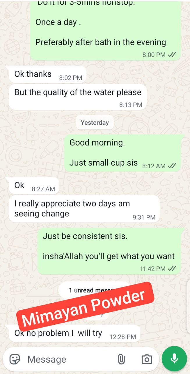 Customer WhatsApp Testimonial